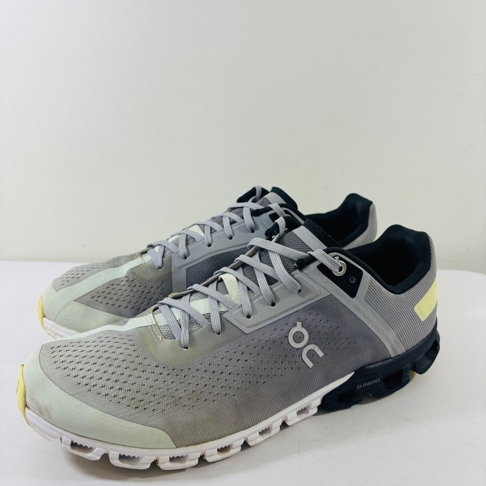 On Cloud Cloudflow Shoes Men's‎ Alloy /Magnet Running Sneakers Sz 9 35.99235